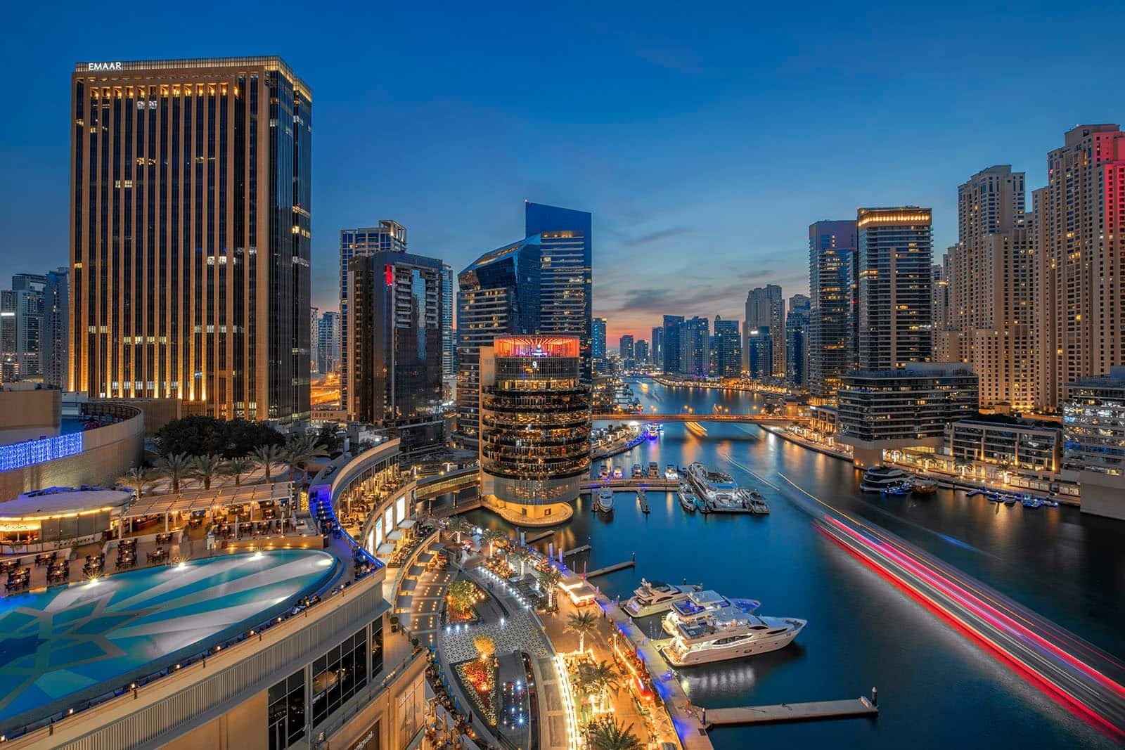 places to visit in dubai at nigh